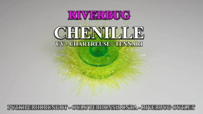 Chartreuse Chenille. #chenille #riverbug #putkiperhot #oulu