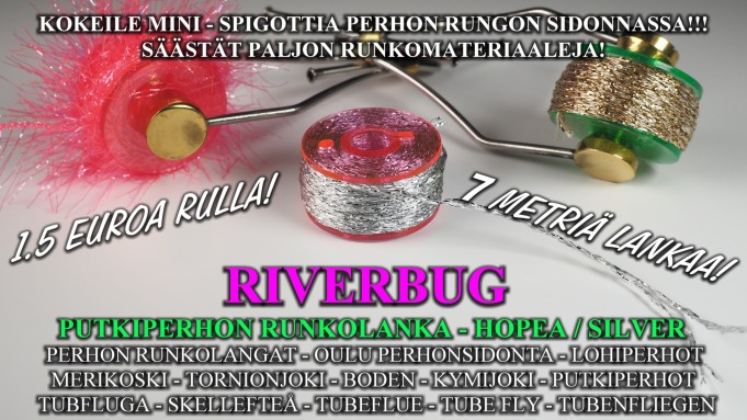Putkiperhot ja Runkolangat RiverBug Outletista! #oulu<br />#ouluperhonsidonta<br />#riverbug<br />#runkolangat<br />#perhonsidonta