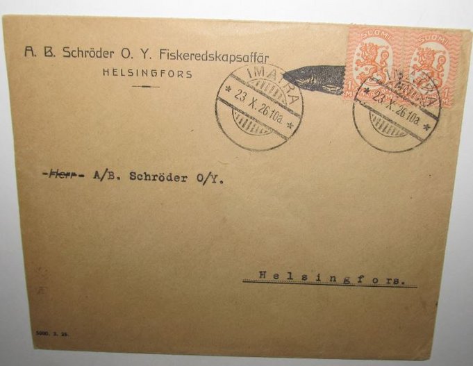 Schröder kirjekuori 1926..JPG