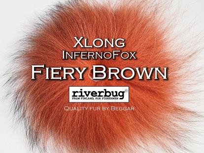 Ketunkarvat - RiverBug Beggar - Fiery Brown 7-10cm karvamitta