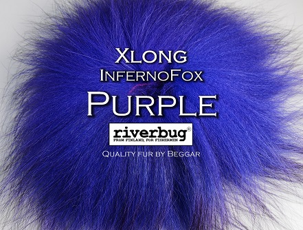 Ketunkarvat - RiverBug Beggar - Purple Violetti 7-10cm karvamitta