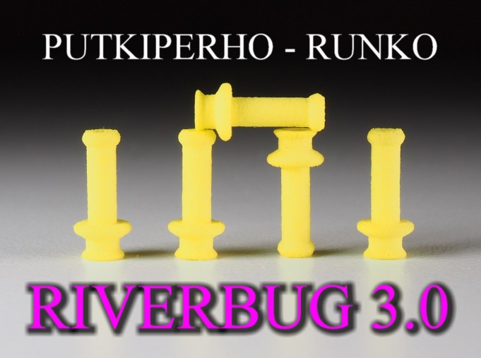 RiverBug putkiperhot - RiverBug 3.0 putkiperho runko - keltainen