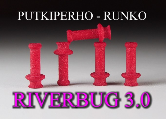 RiverBug putkiperhot - RiverBug 3.0 putkiperho runko - punainen