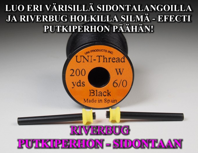 Uni-Thread 6/0 sidontalanka - Musta