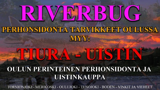 Oulun perhonsidonta tarvikkeet Tiura Uistimesta! #perhonsidontaoulu #ouluperhonsidonta #riverbug #tiurauistin #tiura #oulu