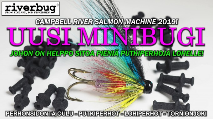 RiverBug Minibugit ja malliperho! #riverbug<br />#putkiperhot<br />#ouluperhonsidonta<br />#oulu<br />#tubeflue<br />#tubfluga