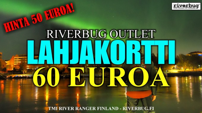 Lahjakortti Verkkokauppaan - Perhonsidonta Oulu. #riverbug #putkiperhot #kalastus