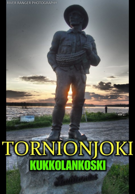 Lautturi patsas - Kukkolankoski - Tornionjoki. #tornionjoki #kukkulankoski