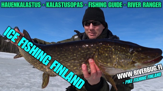 Ice fishing finland by river ranger. #finland #fishing